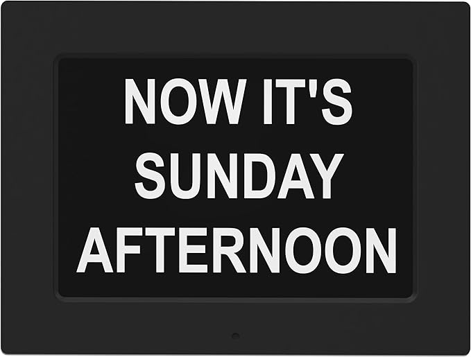 American Lifetime Upgraded Version, Day Clock Extra Large Impaired Vision Digital Clock with Backup and 5 Alarm Options, Black 12 Inches