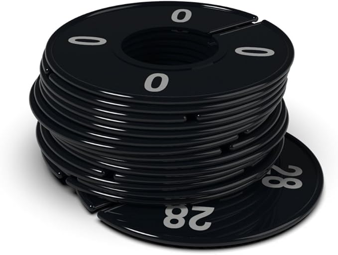Sets of Women's Clothing Round Rack Size Dividers (Sizes 0-28 Even) and Quantities Available … (45, Black with White Print)