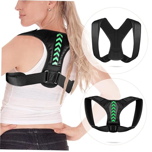 Adjustable Hunchback Corrector Shoulder Support Belt for Men Women Lightweight Upper Back Brace Posture Trainer to Sitting Posture Neck Shoulder Comfortable Spine Alignment Aid