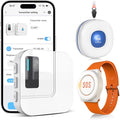 CallToU Wi-Fi Wireless Caregiver Pager Call Button for Elderly at Home , APP Emergency Alert for Seniors, Patients, and The Disabled (TY01WH-US 2-1)