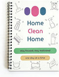 Adhd Cleaning Planner,Household Cleaning Planner, Daily, Weekly And Monthly House Cleaning Schedule And Checklist, Kitchen Bathroom Bedroom Specific Cleaning Schedules for Adults (pink)
