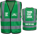 AYKRM 12 colour High visibility viz vest hi vis viz reflective work construction safety vest (XS-8XL)