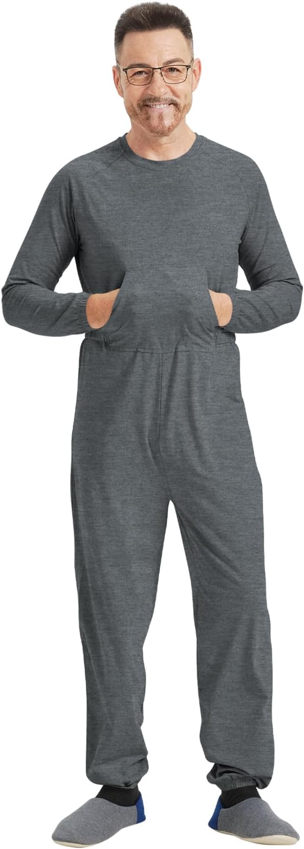 Adaptive Clothing for Men with Anti-Strip Design and Easy Back Access for Dementia Elderly and Special Needs