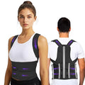 TEE TEA Posture Corrector for Women & Men – Adjustable Back Support Brace for Neck, Shoulder & Spine Muscle Relief – Improve Posture, Comfort & Confidence – Invisible & Comfortable Design (Black, Medium)