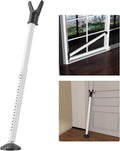 Door Security Bar - Heavy Duty Door Jammer Security Bar - Adjustable Sliding Door Security Bars - Doors Stoppers Security for Patio, Window, Front Door Apartment, Home, Hotel Room