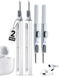 Cleaner Kit for Airpods, Earbuds Cleaning kit for Airpods Pro 1 2 3, Multi-Function Cleaner Pen Soft Brush for Bluetooth Earbuds,Case Cleaning Tools for iPhone 17,Laptop, Camera (White)