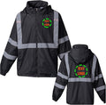 YOWESHOP High Visibility Reflective Safety Jacket Reflective Jacket for Men Hi Vis Construction Jackets