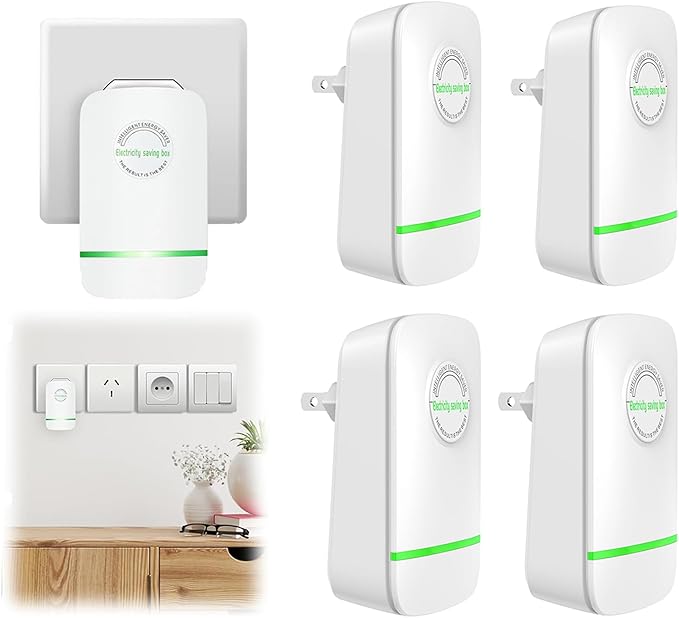 Energy Saving Device Electricity Saving Box Elon-Musker Energy Saving Device Professional 2024 New Watt Stop with Surge Protector Saver Electricity Saving Box Stable Voltage Plug 90v-250v 30kw