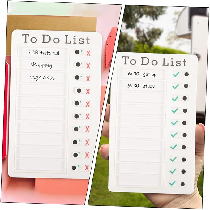 1Set Daily Planning Chart Do List Planner Board DIY Reminder Board for Home School and Office Use Develop Routines and Habits