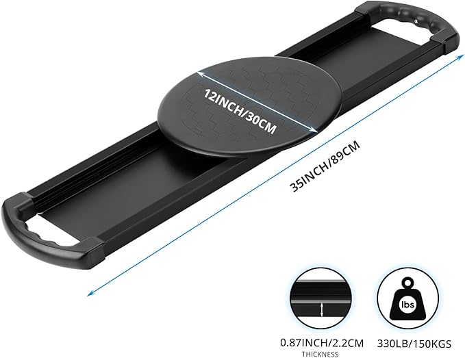 EASACE Transfer Board 35"*12"- Patient Slide Assist Device, Slide Board, Sliding Board to Wheelchair Transfer,Transfer Disc for Elderly, Easy Transfer from Wheelchair to Bed, Toilet, Tub, Car.