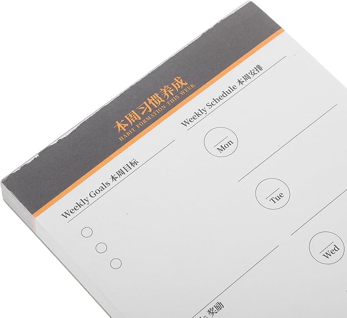 COHEALI Convenient Daily Planner Notebook with Smooth Writing Premium Weekly To-do List Schedule Notepad for Office Task Organization and Efficient Management