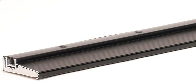 Adjustable Aluminum Threshold – Extra Short Width with Hidden Screws, Adapts to Any Height, Heavy-Duty for Residential & Commercial Use, Available in Multiple Sizes (Black, 36 inch)