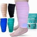 Beltwell® Adjustable Calf Compression Wrap for Swelling, Edema, Lipedema – Easy Leg Compression Sleeve for Circulation, Heaviness, Pain Relief – Ideal Lymphedema Leg Wrap