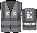 AYKRM 12 colour High visibility viz vest hi vis viz reflective work construction safety vest (XS-8XL)