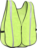 KAYGO High Visibility Safety Vest 1-Inch Reflective Strips Front/Back, KG0008, Breathable Mesh, One Size, Unisex