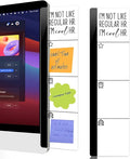 Computer Monitor Memo Board I'm Not Like Regular Hr I m Cool Hr Logo Decor Monitor Message Board Sticky Notes Office Desk Accessories Gifts for Friends Family Members and Colleagues