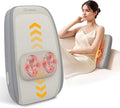 Snailax Shiatsu Neck and Back Massager with Heat, Full Back Massager for Back Pain Deep Tissue, Kneading Massage Pillow for Neck and Back, Spot Massage, Gifts