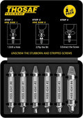 Gifts for Men,Damaged Screw Extractor Set-Valentines Day Gifts for Him Men Adults,Mens Gifts for Dad,Husband,Stripped Screws Nuts & Bolts Drill Bit Tools for Easy Removal of Rusty Broken Screw