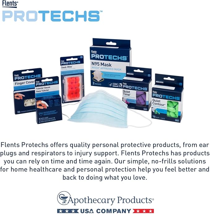 Flents Finger Sleeves, Pain Relief for Arthritis, Inflammation, Cracking, Blisters, Tendonitis & Athletic Stress, Plastic Wrap for Support & Compression, Assorted Size, 12 Count