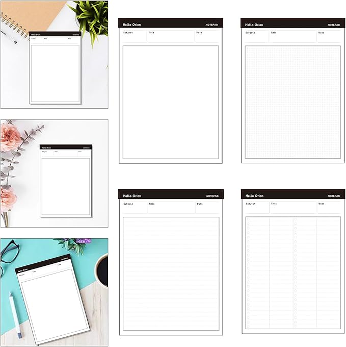 Meeting Note Notebook Planner Sticky Notes Meeting Business Work Planning Daily Planner Tear Off