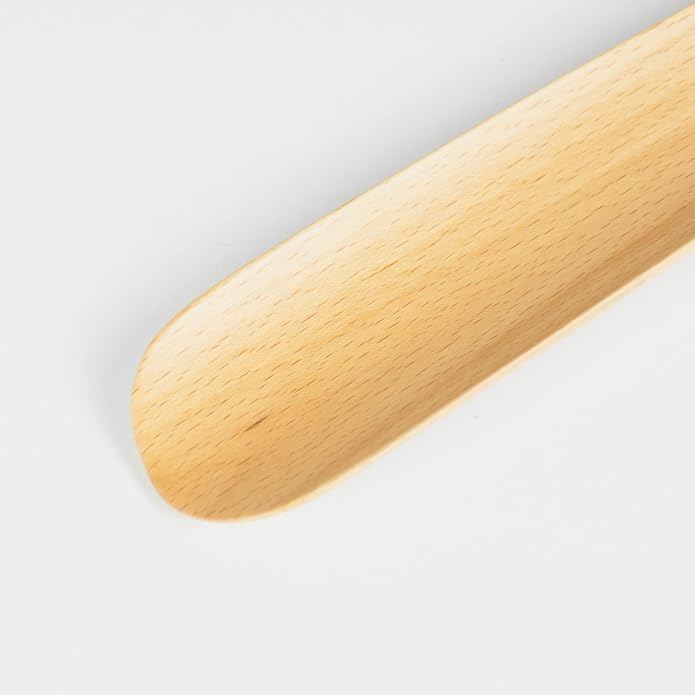 Luxdecor Long Handled Wooden Shoehorns-24in Wooden Long Handle Shoe Horn for Seinors Men Boot Jack Shoe Helper for Women