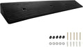 1.8" Rise Rubber Ramp Threshold Ramps with Pre-Set Holes& Plugs, Longer Size 9000lbs Capacity, Non-Slip& Cuttable- for Doorways, Driveways, Warehouse, Patio, Shed- 1.8" Rise(39.3"×4.7")