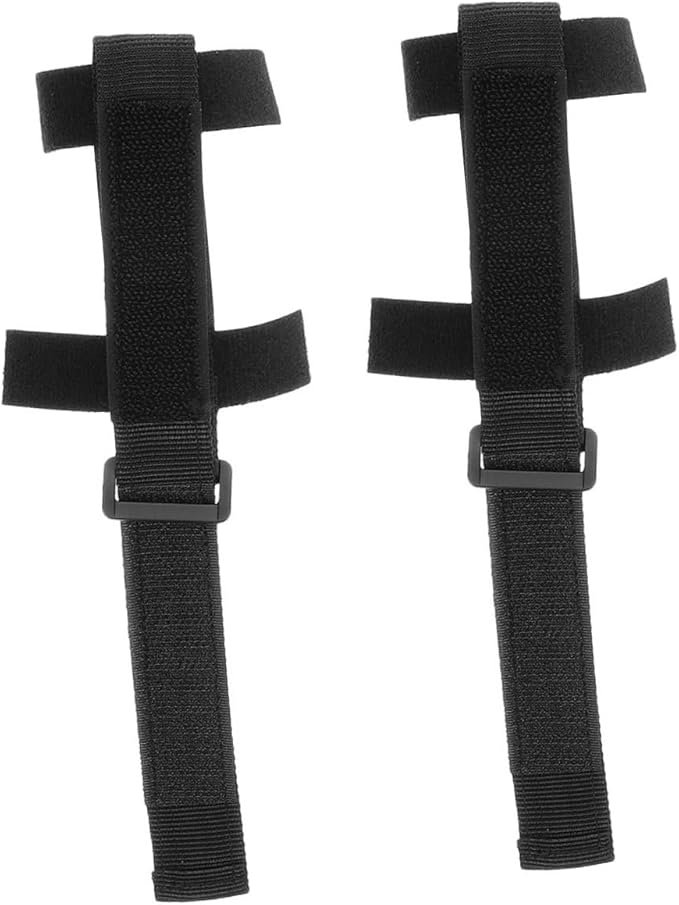 Balacoo 2pcs Slip-Resistant Cutlery Cuff Holder for Eating Assistance Lightweight Elastic Hand Strap for Elderly and Disabled Utensil Grip Aid for Stable Meal Support