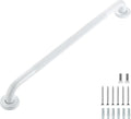 Grab Bars for Shower, 1 Pack 24-Inch Anti Slip Shower Handles for Elderly, Safety Shower Grab Bar, Stainless Steel Handicap Grab Bars for Bathroom (White 1" Diameter)