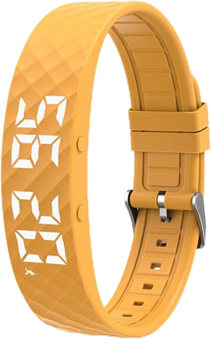 Vibrating Alarm Wristband 8 Sets of Alarms Fitsleeps Alarm Bands Clock Watches 45-Day Battery Life Silent Wrist Shock Bands for Deepsleepers Elderly