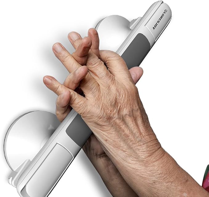 Shower Handles for Elderly Suction, Grab Bars for Bathtubs and Showers, Suction Grab Bars for Shower, Shower Grab Bars for Seniors, Shower Bars Safety with Indicators, No Drilling Waterproof