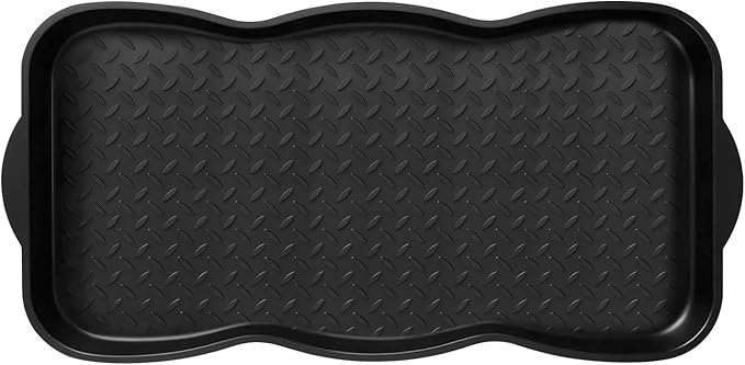 Boot Tray for Entryway, 3 Pack Waterproof Shoe Trays for Indoor Outdoor Use 30"x15" Durable Shoe Mat with Raised Edge, Non-Slip Tray for Boots, Pets, Garden & Muddy Shoes
