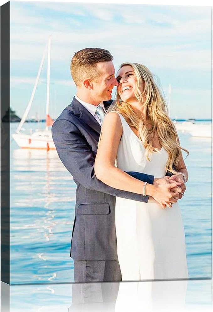 Canvas Prints with Your Photos (Framed 16x24) Personalized Canvas Pictures for Wall Art Digitally Customized Prints with Your Photo Custom Photo Gifts for Home Decor Print Photos Service from Amazon