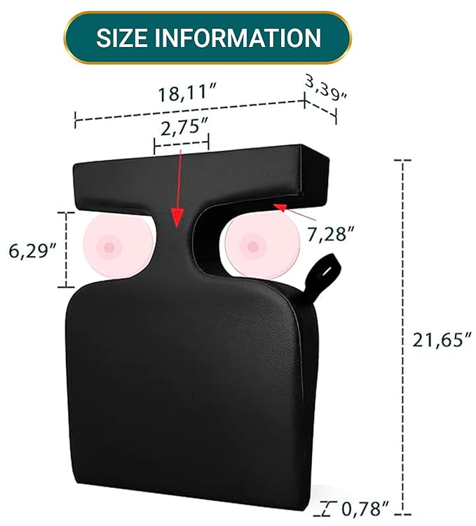 EASY SPA Medical Breast Pillow for Larger Bust Sizes(AA-C+) - Wedge Cushion for Post-Surgery, Mastectomy Aid Prone Therapy Cushion for Breast Surgery Recovery