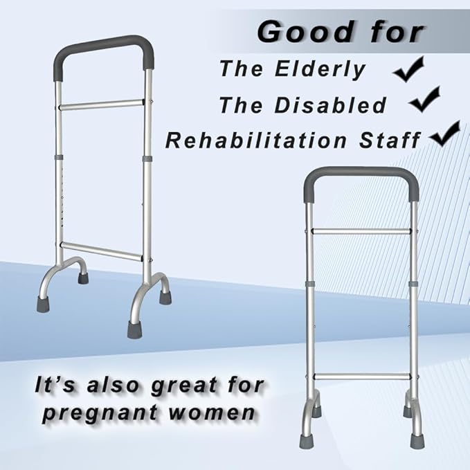 Aluminum Walking Cane, Lightweight(2.3lb), Height Adjustable 31.5-39.3in, Body Recovery Aid Tool, Enhanced Stability and Anti-Slip, Suitable for Elderly Handicap or Pregnant Women, etc