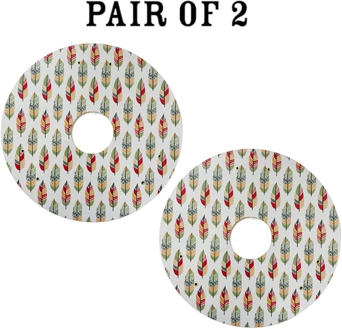 Wheelchair Wheel Covers, Designer Cover for Wheelchair Wheels, Enhances Aesthetics, Easy Install/Remove, Lightweight, New Matt Finish (Special Mozaic Reflective Pattern)