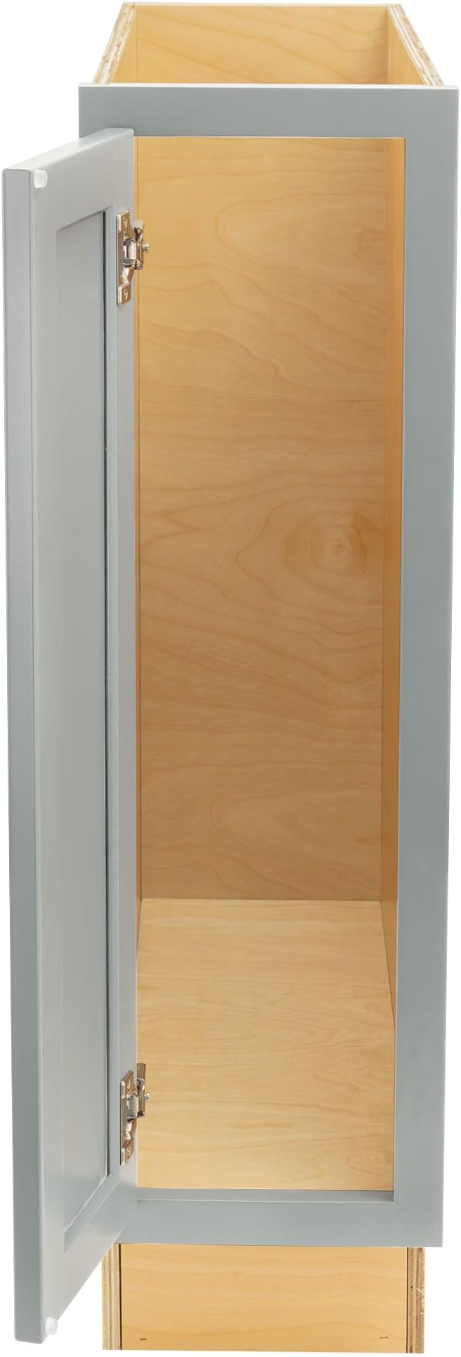 Quicklock RTA (Ready-to-Assemble) | Base Kitchen Cabinets - Shaker Style | Made in America (Magnetic Gray, 9" Wx34.5 Hx24 D Base)
