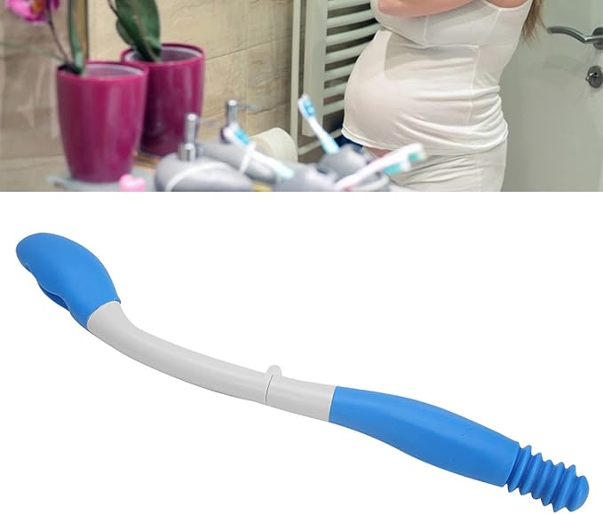 Long Reach Comfort Wiper, Self Assist Toilet Aid, Toilet Paper Tissue Grip, Self Wipe Assist Holder, Daily Living Bathroom Aid, for Limited Mobility