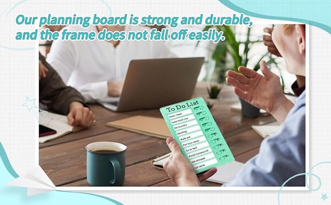 4 Pieces Chore Chart for Kids Multiple Kids - Sliding Routine Chart: Reusable to Do List, RV Checklist, Planning Board, Visual Schedule, and Reminder (Multicolored)