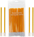 30PCS Crevice Cleaning Brush Tool Kit - Disposable Toilet Brush & Seat Cleaner (Yellow)