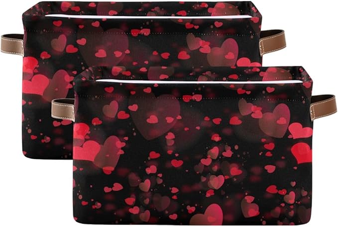 Storage Basket Cube Storage Bins Organizer Bag Collapsible Closet Shelf Baskets with handle for Cloth Book 14.2×10.2×8.3 IN