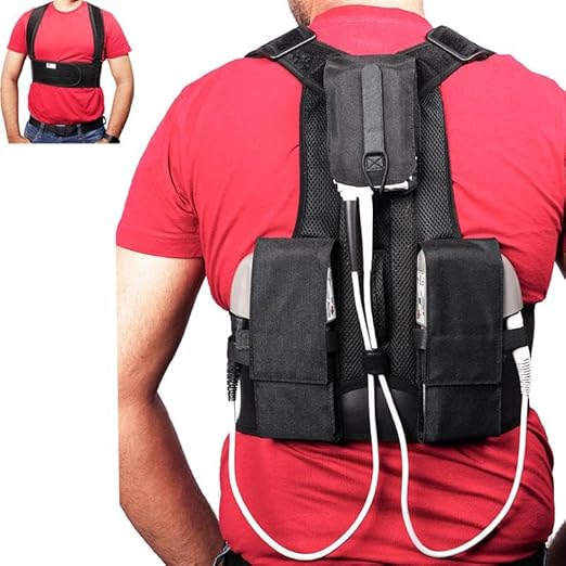 LVAD Active Pack – Posture-Correcting LVAD Support Vest | Comfortable and Functional for Active Lifestyles (Small/Medium)