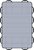 Upgraded 3-Layer Comfort Positioning Bed Pad with Handles Washable Waterproof Transfer Board for Turning Moving Patient Inconvenience Care Transfer Sheet, 60"x40", Extra Large, Mist Gray