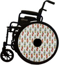 Wheelchair Wheel Covers, Designer Cover for Wheelchair Wheels, Enhances Aesthetics, Easy Install/Remove, Lightweight, New Matt Finish (Special Mozaic Reflective Pattern)