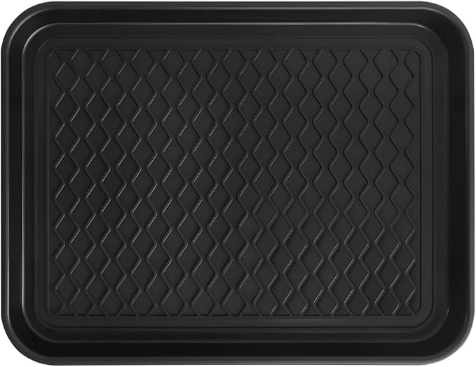 Boot Tray for Entryway, 3 Pack Waterproof Shoe Trays for Indoor Outdoor Use 20"x15" Durable Shoe Mat with Raised Edge, Non-Slip Tray for Boots, Pets, Garden & Muddy Shoes