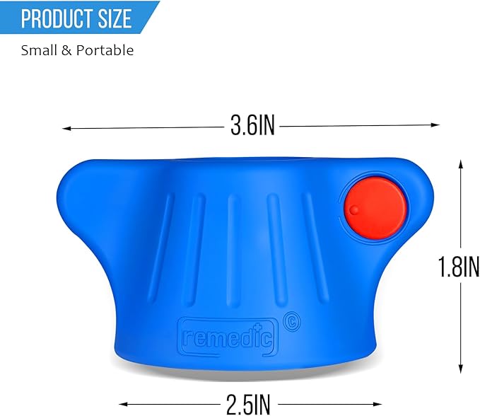 Remedic Medicine Bottle Opener with Magnifier & LED Light – Easy Grip Aid for Weak Hands – Non-Slip Mat for One-Handed Use – Arthritis-Friendly Multi-Opener – Senior Care Tools