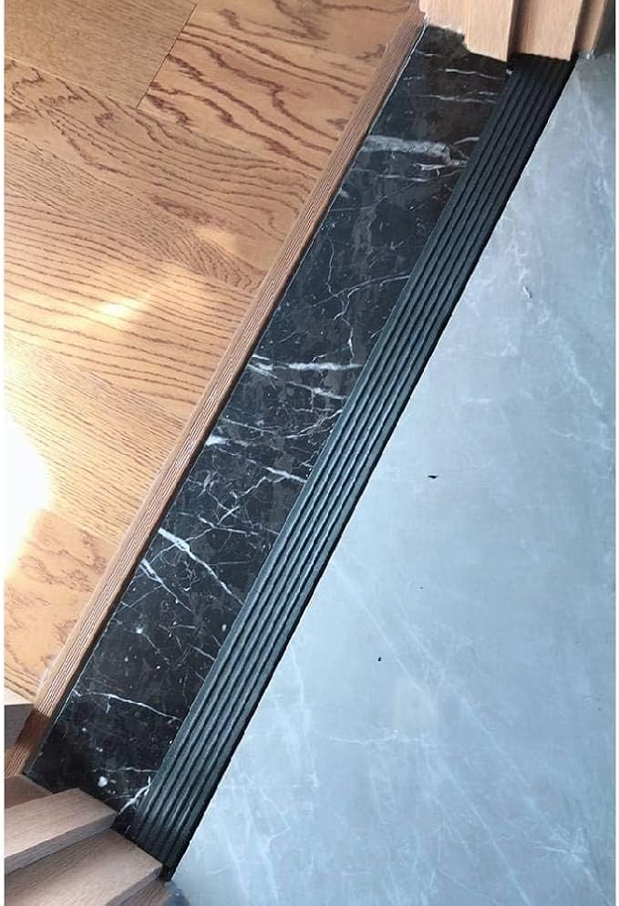 Bilaida 1.2" Rise Solid Rubber Threshold Ramp, 1500 LBS Capacity, 39" Wide Non-Slip Wheelchair Ramp for Doorway Indoor or Outdoor, Bathroom, Garage and Supermarket Entrance, Cuttable (1.2" H, 1)