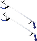 Blue Jay 32 Inch Reacher Grabber Tool, 2-Pack – Lightweight Non-Folding Pick Up Stick with Magnetic Tip, Long Reach Assist for Seniors, Mobility and Surgery Recovery