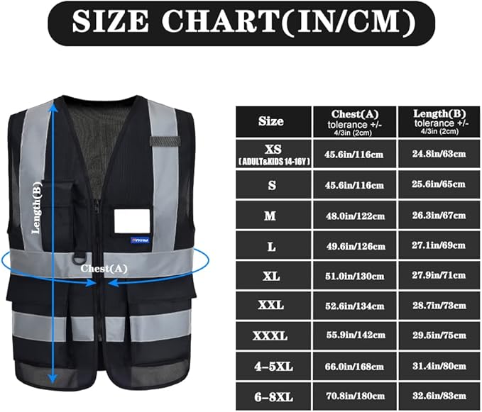 Amazon black safety vest