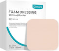 Dimora Foam Dressing, Sterile Non-Adhesive Hydrophilic Pads, Highly Absorbent 4"x4"(10 cm*10 cm) Pack of 10 Square Waterproof Dressing for Wound Care