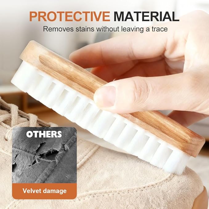 Suede Brush, 2026 New Cleaner for Shoe Care Accessorie, Gentle Shoe Cleaner Scrub Tool for Nubuck, Velvet, Suede Boots, Sneakers, Bags (1pca)